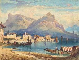 A quantity of unframed watercolours and wash drawings, the majority English and Continental landscapes and maritime subjects
