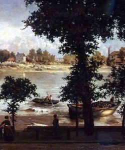 Chelsea Embankment by Cecil Gordon Lawson