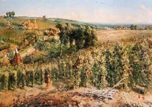 The Hop Garden by Cecil Gordon Lawson