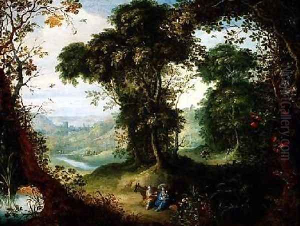 Rest on the Flight to Egypt - view 1