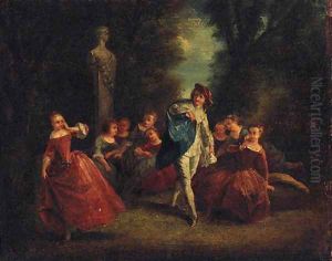 A Fete Champetre by Nicolas Lancret