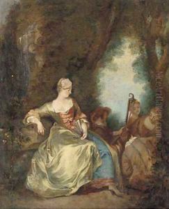 AI fete champetre by Nicolas Lancret