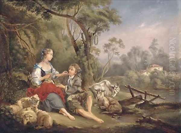 The amorous shepherd - view 1
