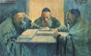 Rabbies Conversation by Erno Erb