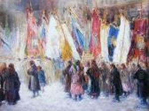 Procesja, 1926 R. by Erno Erb