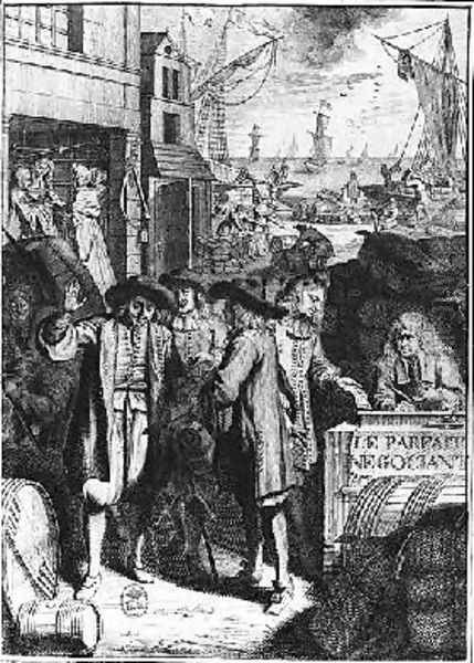 Frontispiece of Le Parfait Negociant - view 1