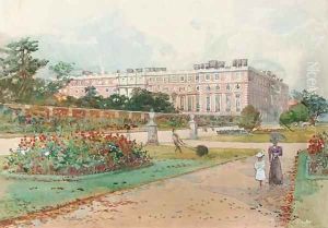 In the gardens, Hampton Court Palace by Charles James Lauder