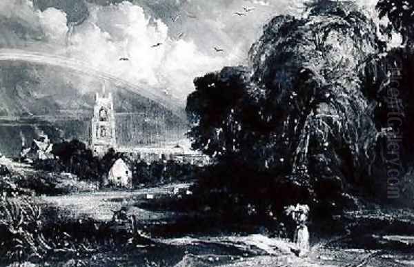 Stoke-by-Nayland after Constable - view 1