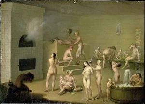 Russian Bath by I. Letunov