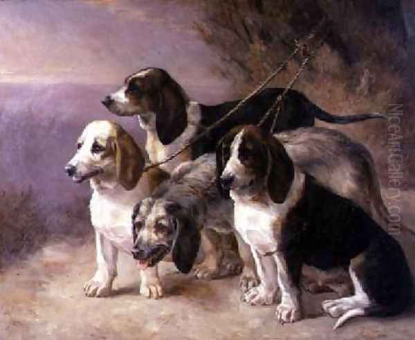 French Hounds in a Landscape - view 1