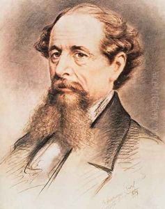 Portrait of Charles Dickens 1869