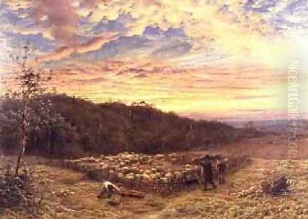 The Sheepfold - Morning in Autumn - view 1