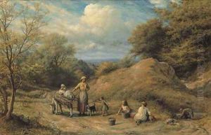Cottager and Tramps by James Thomas Linnell