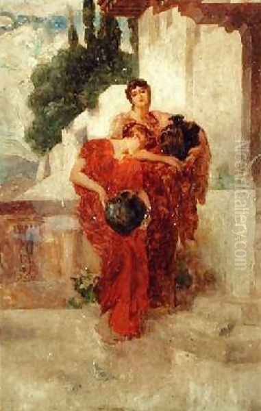 Study for Two Figures in Captive Andromache - view 1