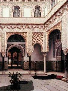 A Moorish Courtyard 1891