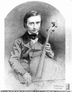 Portrait of Jacques Offenbach 1819-80 by Alexandre Laemlein