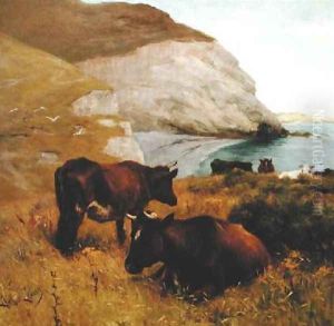 Near Lizard Point Cornwall by Arthur Lemon