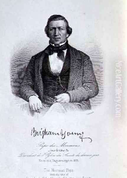 Portrait of Brigham Young 1801-77 - view 1