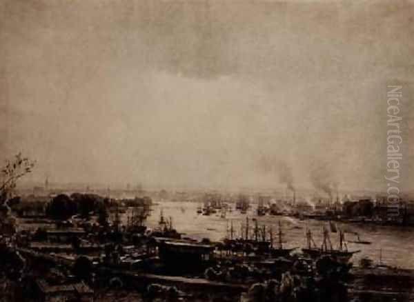 View of the Docks at Bordeaux - view 1
