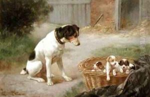A Proud Mother 1910 by Raymonde Lynde