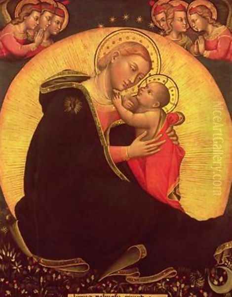 The Madonna of Humility 1390-1400 - view 1