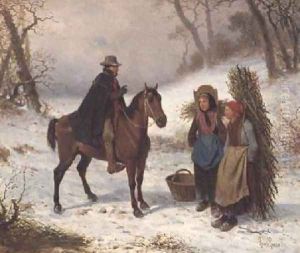 Snow Scene by Louis Simon Lassalle