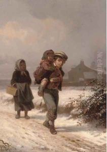 Homeward bound by Louis Simon Lassalle