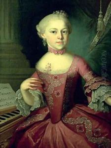 Maria-Anna Mozart called Nannerl 1751-1829 by Peter Anton Lorenzoni
