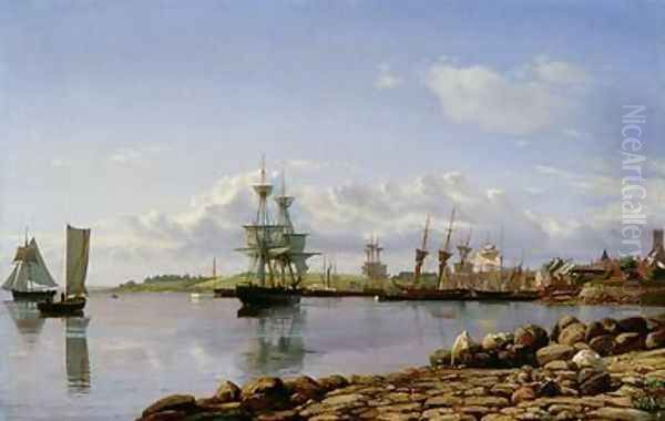 Shipping off a Baltic Port - view 1