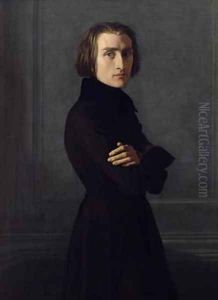 Portrait of Franz Liszt 1811-86 by Henri Lehmann