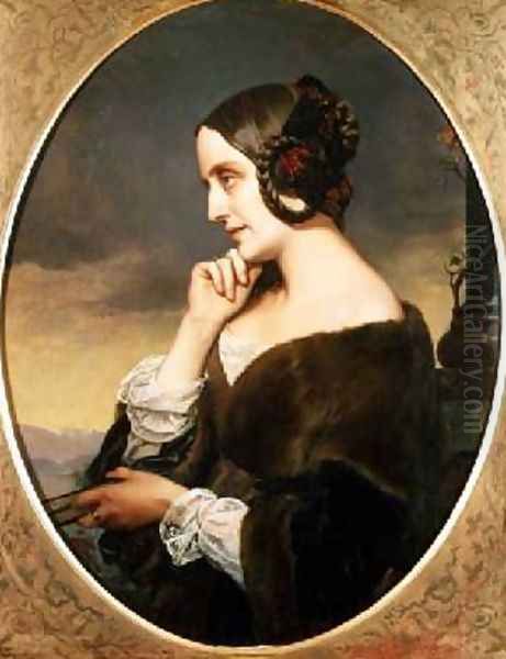 Portrait of the Countess Marie dAgoult 1805-76 - view 1