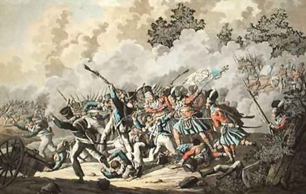 The Scottish Troops and the Old Imperial Guard - view 1