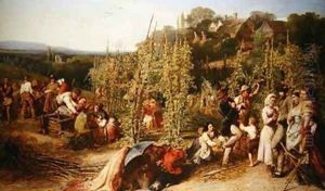 Life in the Hop Garden by Phoebus Levin