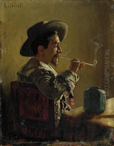 Spanish Aristocrate With A Pipe - view 1