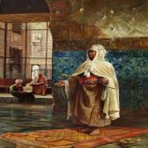 An Arab Praying In The Mosque