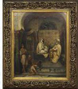 An Eastern Bazaar by Rudolph Ernst