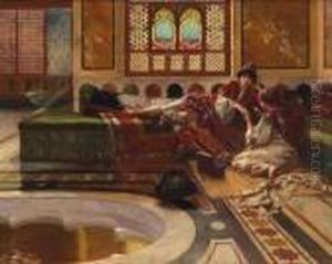 In The Harem by Rudolph Ernst