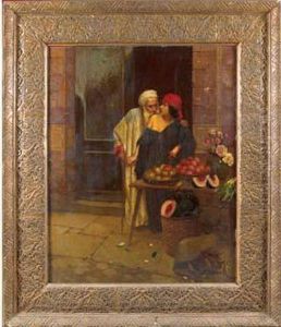 La Marchande De Fruits by Rudolph Ernst