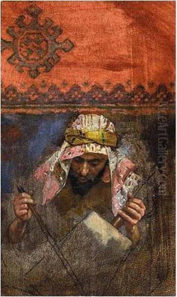 Study Of An Arab Musician - view 1