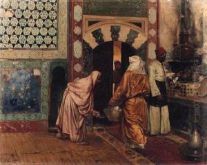 Leaving The Hammam by Rudolph Ernst