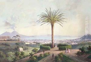 View of Naples from Capodimonte by P. Lapira