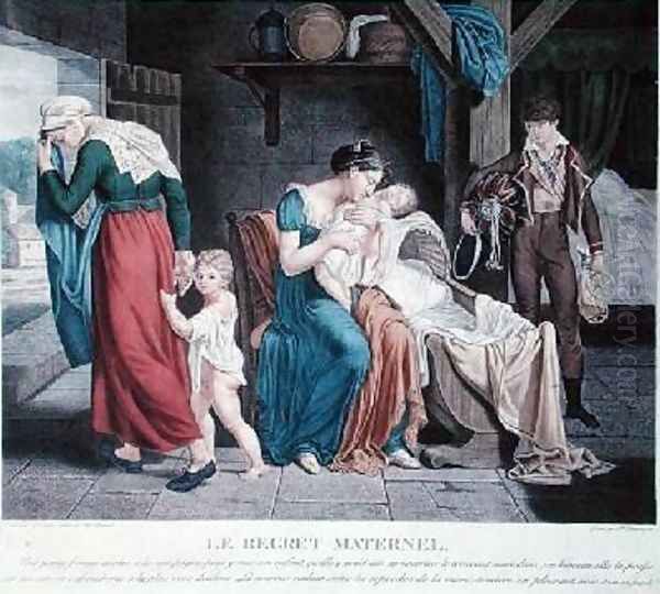 The Death of the baby put in the care of a nurse - view 1