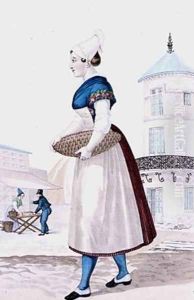 Traditional costume of St Valery en Caux by Louis-Marie Lante