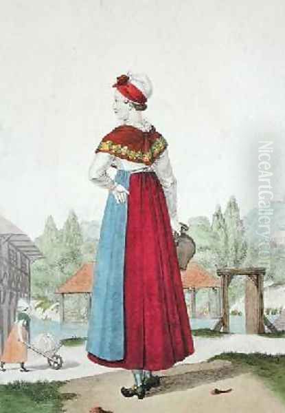 Traditional costume of Lisieux - view 1