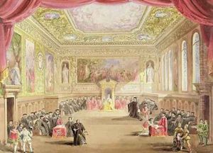 The Trial Act IV Scene I from Charles Keans production of The Merchant of Venice