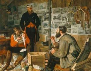 A Welcome Arrival 1857 by John Dalbiac Luard