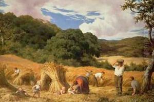 Cornfield in Surrey 1860 by William Linnell