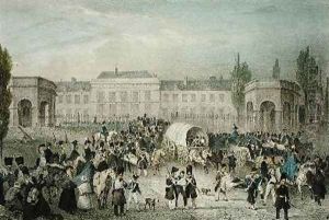 Porte de Louvain Brussels The Retreat of the Dutch Troops by Lauters, Paulus