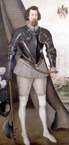 Probable portrait of John Needham by William Larkin