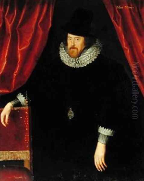 Portrait of Francis Bacon 1561-1626 1st Baron of Verulam and Viscount of St Albans - view 1